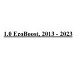 1.0 EcoBoost, 2013 - 2023