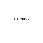 1.1, 2019 -
