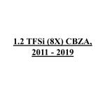 1.2 TFSi (8X) CBZA, 2011 - 2019