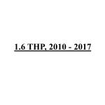 1.6 THP, 2010 - 2017