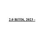 2.0 BiTDi, 2023 -