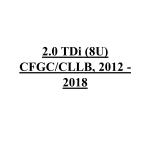2.0 TDi (8U) CFGC/CLLB, 2012 - 2018