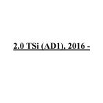 2.0 TSi (AD1), 2016 -