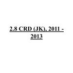 2.8 CRD (JK), 2011 - 2013