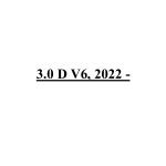 3.0 D V6, 2022 -