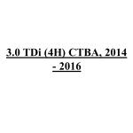 3.0 TDi (4H) CTBA, 2014 - 2016