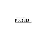 5.0, 2013 -