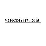 V220CDi (447), 2015 -