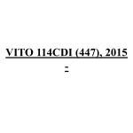 VITO 114CDi (447), 2015 -