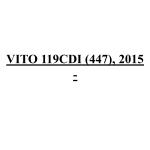 VITO 119CDi (447), 2015 -